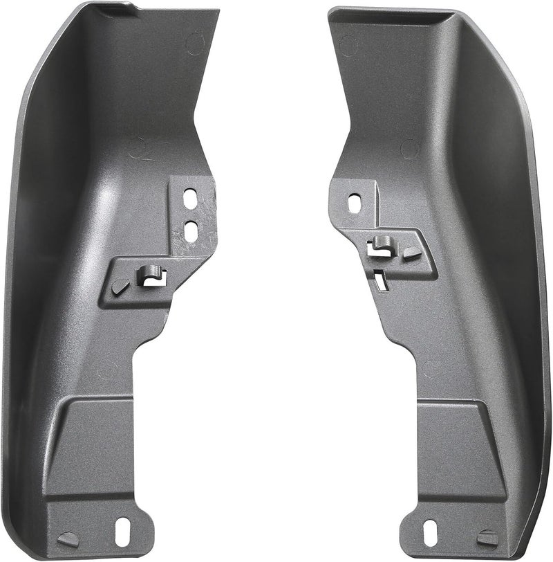 HR3 Billet Silver/Vivid Black Mid Frame Air Deflectors Heat Shield Compatible with 2017 Road Glide Ultra FLTRU Fit for 2009-later Road King Road Glide Street Glide Electra Glide Ultra Limited - Image 2